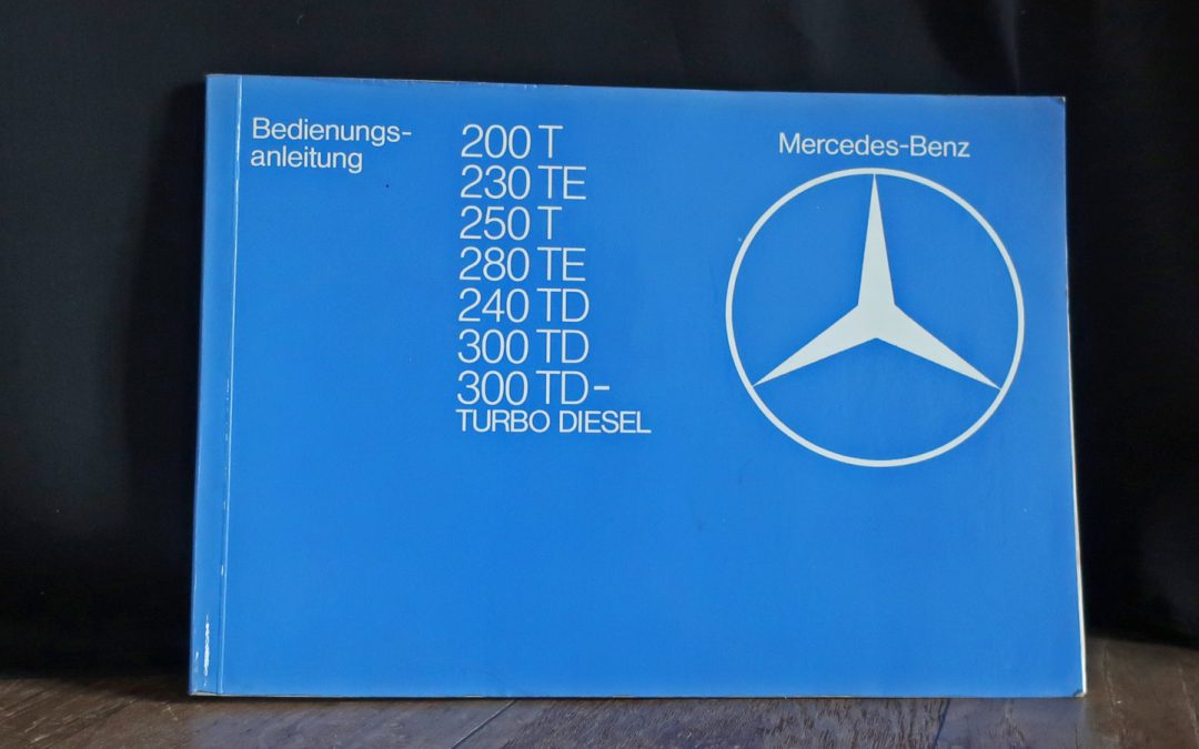 Mercedes Automobilia: Manuals R/C107, W110, C/S/W123!
